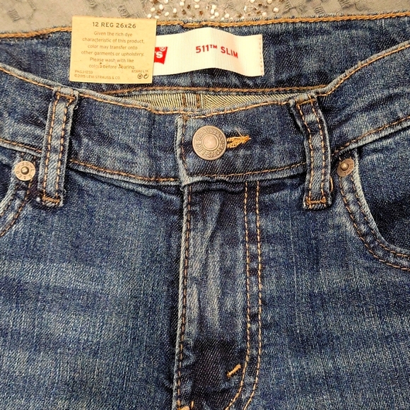 Boys Size 12 NWT Levi's Slimfit - Picture 3 of 3
